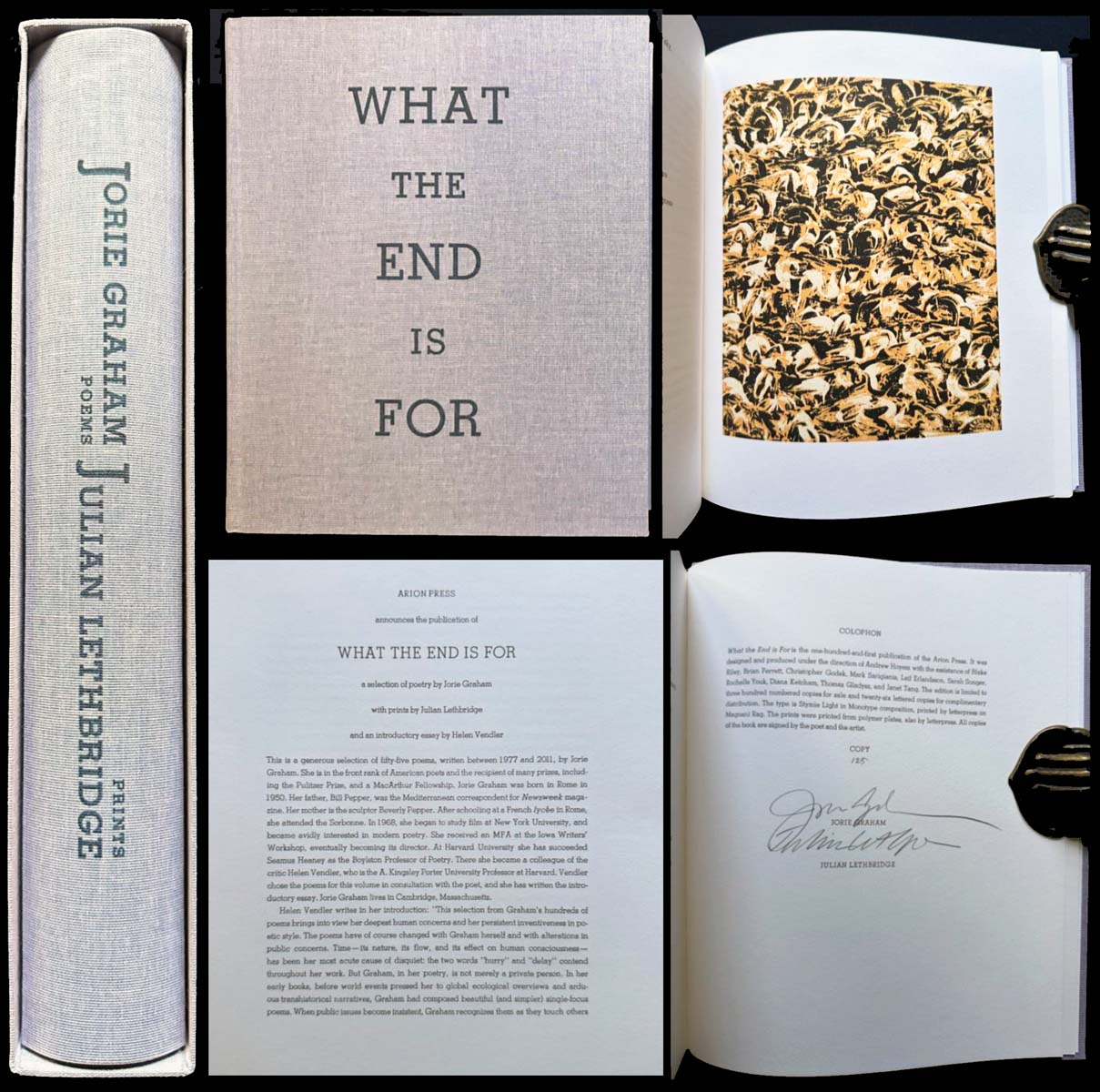 Image for What the End is For. Poems by Jorie Graham illustrated by Julian Lethbridge. What the End is For. Poems by Jorie Graham illustrated by Julian Lethbridge.
